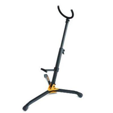 Imagem de Hercules Suporte para Saxofone Barítono DS535B | de Chão, Dobrável, Regulagem de Altura, Espuma Protetora, e Bag de Transporte, para Palco Estúdio Igreja