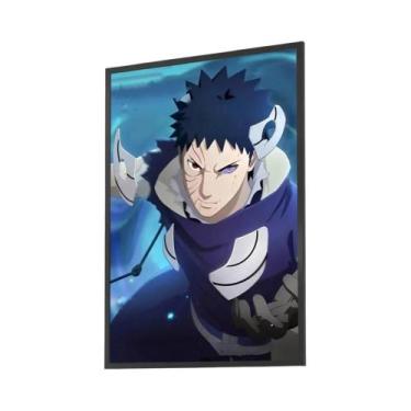 Imagem de Pôster Retro De Papel Kraft NARUTO Uchiha Obito, Adesivo De Arte Estét