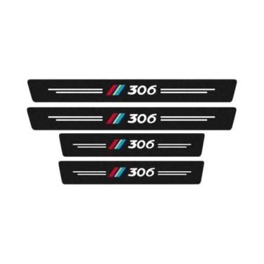 Imagem de Adesivos Para Carro Peugeot 4 Peças Faixa De Limite Para 206 207 208 3