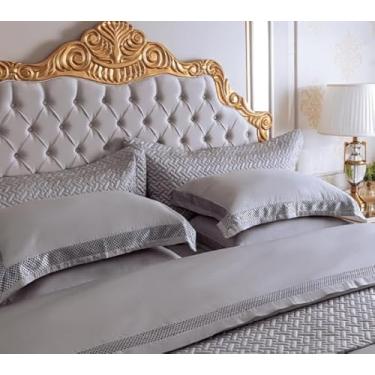 Imagem de JOGO DE LENÇOL SIRENA MURANO 100% ALGODÃO CETIM 400 FIOS KING 4 PÇS