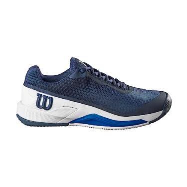 Imagem de Wilson Tênis masculino Rush Pro 4.0 Clay, Blazer azul marinho branco lápis-azul, 40 2/3 EU