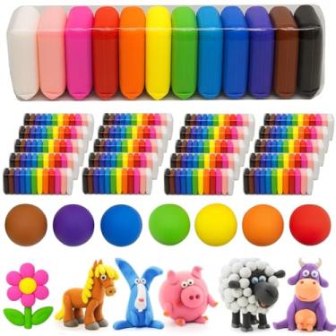 Imagem de 240 Massinhas Coloridas Que não Sujam de EVA para Sacola Surpresa de Aniversário Infantil