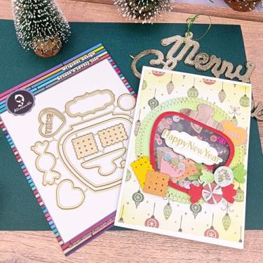 Imagem de Alinacutle 1 peça de matriz de corte de metal para fazer cartões feitos à mão, álbum de recortes, presente de papel, decoração de férias, modelo feito à mão - alinacutle (matrizes de jarra)