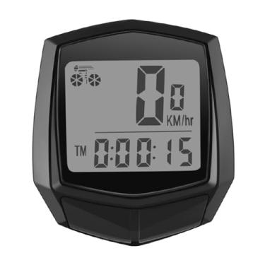 Imagem de Speedômetro de bicicleta Bicicleta de bicicleta com fio odômetro com fio odômetro com fio preciso odômetro multifuncional para treinamento de ciclismo e material de pilotagem