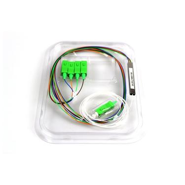 Imagem de Cabo Optico Splitter Evus Opf-plc1x4-sc-apc Plc 1x4 1m G657a1