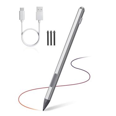 Imagem de Microsoft Surface Pen Stylus Pro USB-C Carregamento Rápido, Surface Active Stylus 4096, Sensibilidade à Pressão, Compatível com Surface Pro11/10/9/8/X/7/6/5/4/3, Surface Go4/3/2/1, Surface Book/Laptop