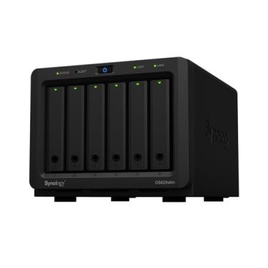 Imagem de Synology NAS DS620slim 6-bay 2,5" Preto (sem disco) - 2GB DDR3L - HDDs e SSDs 5" - 220 MB/s Leitura, 190 MB/s Gravação
