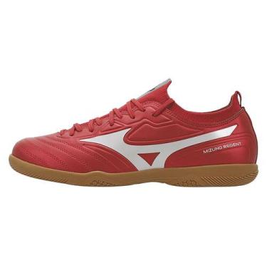 Imagem de Chuteira Futsal Mizuno Regent IN Masculina, Vermelho, 39