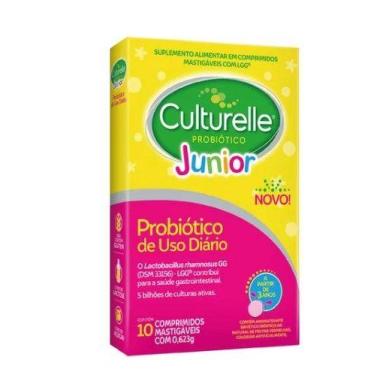 Imagem de Culturelle Probiótico Junior 10 comp. mastigáveis 0,623g frutas vermel
