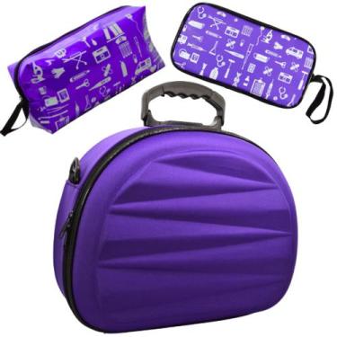 Imagem de Kit Maleta Médica Bolsinha Case Aparelho Pressão Estetoscópio Enfermag