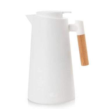 Imagem de Garrafa Térmica Café Chá 1 Litro Branca