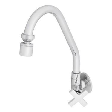 Imagem de Torneira Parede Cozinha Bica Alta Cromada Delinia Campinas