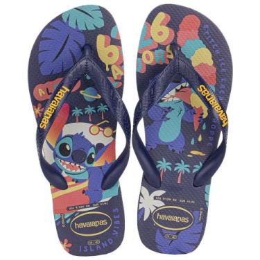 Imagem de Chinelo masculino top disney clássicos stitch havaianas 4148941, Marin