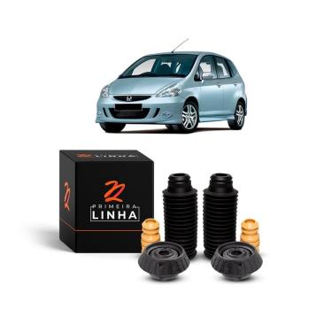 Imagem de 2 Kit Coxim Batente Suspensão Dianteira Fit 2005