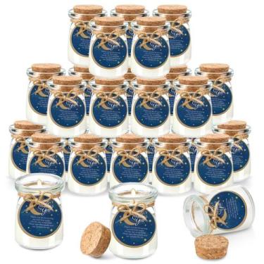 Imagem de Candle Threlaco Moon Baby Shower favorece o aroma de lavanda x20