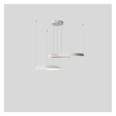 Imagem de Anel Irregular Moderno - Luzes Pendentes, Lustre LED Redondo Circular Regulável, Compatível com Sala de Estar, Sala de Jantar, Cozinha, Hall de Entrada, Lâmpadas de Lustre