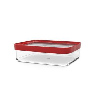 Imagem de Pote Hermético Para Mantimentos Acrílico 150-1100 Ml (Vermelho)