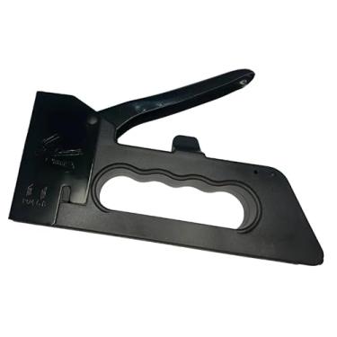 Imagem de Grampeador Para Tapeçaria Tapeceiro Estofado Moldura + 100 Grampos 4mm -6mm - 8mm