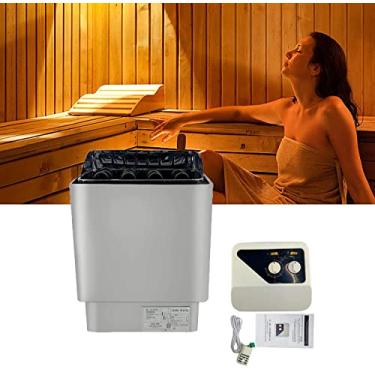 Imagem de HXLXWUSC Aquecedor de sauna, forno elétrico de sauna 3-9KW com controle de termostato externo, sauna seca, fogão de sauna, para casa