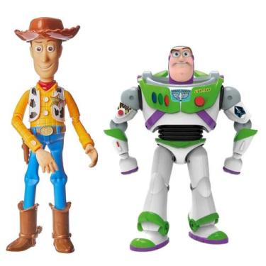 Imagem de Bonecos Buzz Lightyear E Woody Que Fala Português- Toyng