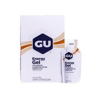 Imagem de Energy Gel Caixa Com 24 Saches De 32g Sabor Coco Gu