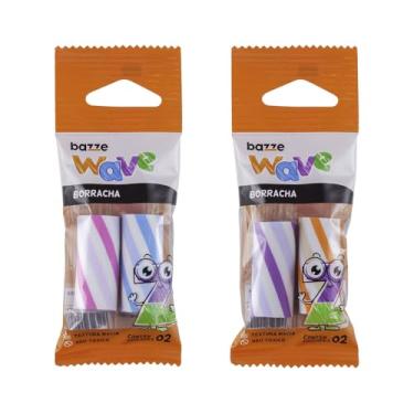Imagem de Borracha Bazze Wave Polybag 2 Unidades
