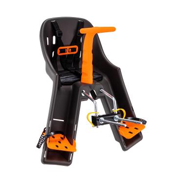 Imagem de CADEIRINHA DIANTEIRA BABY BIKE GRAFITE COM LARANJA