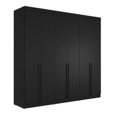 Imagem de Guarda-Roupa Lazzaro Casal Grande 6 Portas 4 Gavetas Quarto - Provínci