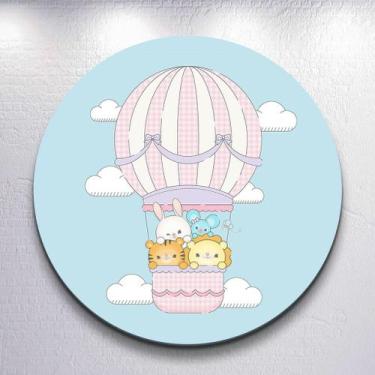 Imagem de Decoração infantil festa com painel redondo capa Animais Diversos Cute