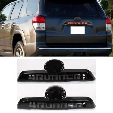 Imagem de Luz traseira LED traseira lanterna traseira montagem luz traseira lâmpada de canto ampla compatível com 4Runner 2013-2022 (radar triangular)