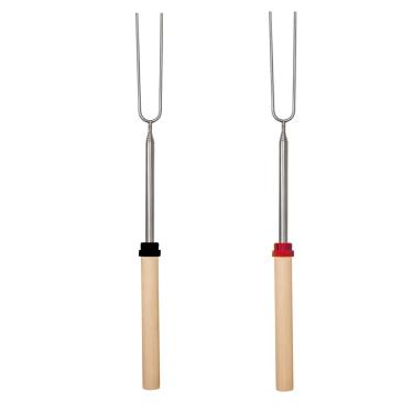Imagem de Smores Sticks for Fire Pit Long - Kit Smores de palitos de assado de marshmallow - Smore Smore Skewers Hot Dog Fork Equipamento de Cozinhar Fogueira, Equipamento Essencial de Campismo Acessórios