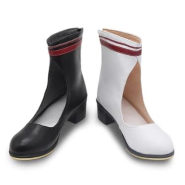 Imagem de COSGOGO Curren Bouquetd'or Botas Cosplay para Game Pretty Anime Shoes para Convenções e Dia das Bruxas Tamanho Feminino Masculino, Multi, 40