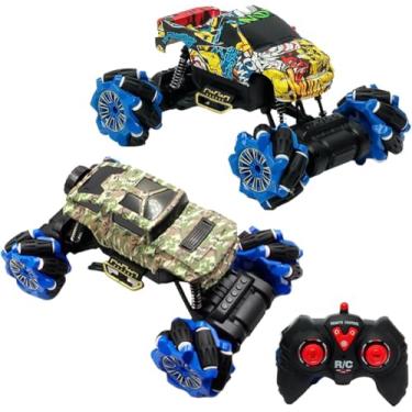 Imagem de Carrinho Grande Veloz Brinquedo 7 Funções Com Controle Remoto Som Luzes e Anda Em Todas As Direções