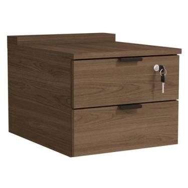 Imagem de Gaveteiro De Mesa 2 Gavetas 36cm Frame F199 Munique - KAPPESBERG