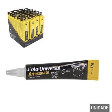 Imagem de Cola Para Artesanato 17g Universal Bisnaga - Tudo em Caixa