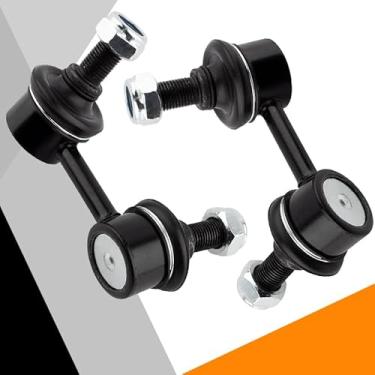 Imagem de XOPIYAO K80470 K80471 2 peças de elo de barra oscilante frontal compatível com 05-12 Pathfinder, 05-15 Xterra, Fronteira 2005-2019, Equador 2009-2012, par de elos estabilizadores do lado esquerdo e