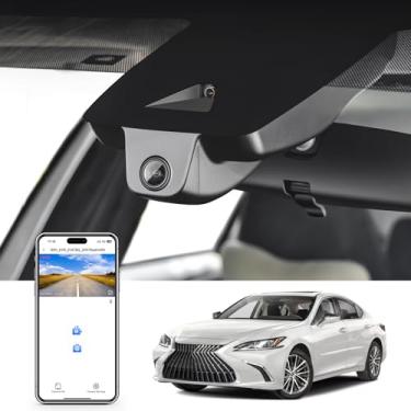 Imagem de Mangoal Câmera de painel 4K personalizada para Lexus ES 2019 2020 2021 2022 2023 2024 2025 (modelo B), ES350 ES300h F Sport ES250, visual OEM, vídeo UHD 2160P, Wi-Fi e aplicativo, gravação em loop,