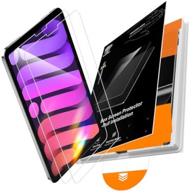 Imagem de PandaShield Pacote com 2 para iPad Mini 21.1 cm (A17 Pro 7ª/6ª geração 2024/2021) 9H + protetor de tela de vidro temperado com fácil instalação [3,5 m grau inquebrável] compatível com Apple Pencil