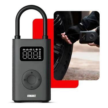 Imagem de Mini Compressor Digital Carro Moto Bike - Inflador Portátil