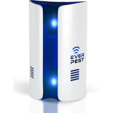 Imagem de Plugue repelente de pragas ultrassônico – Defensor de controle eletrônico de insetos – Roedor de insetos para cama – Repelente de repelente de insetos para ambientes internos – para esquilo de mosquitos de barata e ratazanas