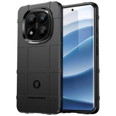 Imagem de Monwutong Capa de ajuste fino para Redmi Note 14 Pro 5G, capa para Xiaomi Poco X7, resistente ao ar livre, durável, grau militar, proteção antiqueda, capa para Xiaomi Poco X7/Note 14 Pro 5G, HD preta