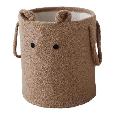 Imagem de Ｂｅｓｇａ Cesto para brinquedos de cachorro, cesto para roupa suja, organizador versátil e com grande capacidade para guardar brinquedos e cobertores, Coffee L