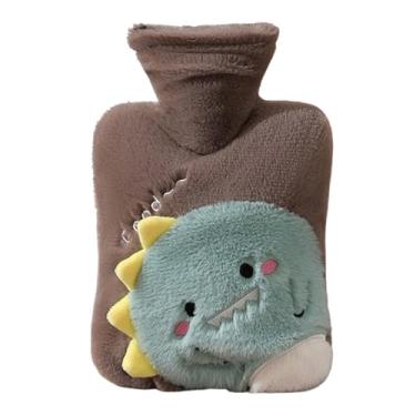 Imagem de Shakven Garrafa de água quente de inverno, bolsa de água quente - Saco de água quente do inverno 1000ml dos desenhos animad - Almofada de aquecimento portátil com capa macia aquecedor de cama de