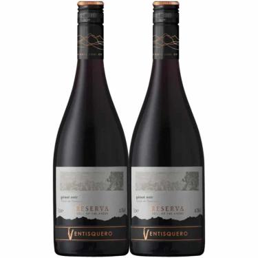 Imagem de Kit 2 Garrafas Vinho Tinto Ventisquero Reserva Pinot Noir 750ml