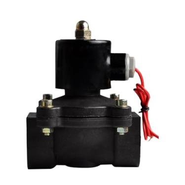 Imagem de 1 peça 2W-250-25 Válvula eletromagnética de plástico de engenharia de baixa pressão normalmente fechada de 2,5 cm (DC24V)