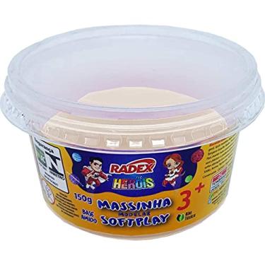 Imagem de Massa Para Modelar, Radex, Heróis, Branco, 150 Gramas