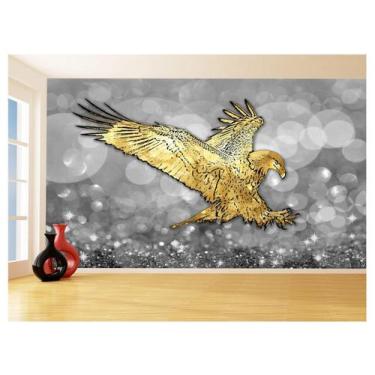 Imagem de Papel De Parede 3D Animais Pop Art Águia Voando 3,5M Pxa264 - Você Dec