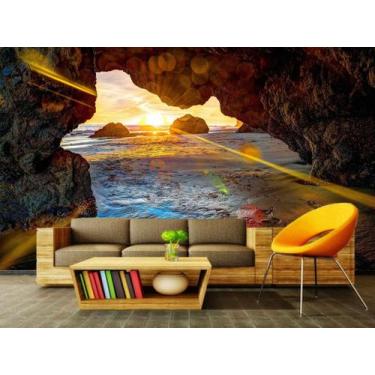 Imagem de Papel de Parede Paisagens Caverna 01 - 1,50 X 2,50 - Voce Decorando