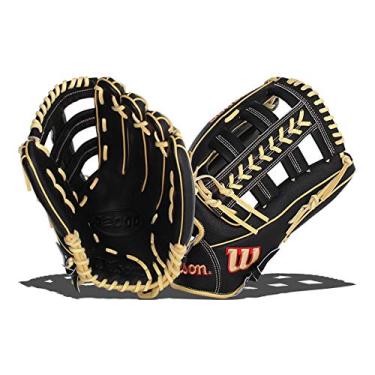 Imagem de Wilson Sporting Goods Luva de beisebol Outfield 2021 A2000 SuperSkin 1800 32,36 cm - arremesso de mão esquerda