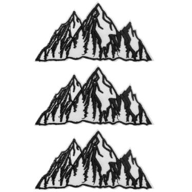 Imagem de Lovelysp 3 peças de remendos de passar a ferro remendos bordados chapéu remendos 3,66 × 1,243 cm usado para sapatos bordados mochila faça você mesmo artesanato costura e fabricação